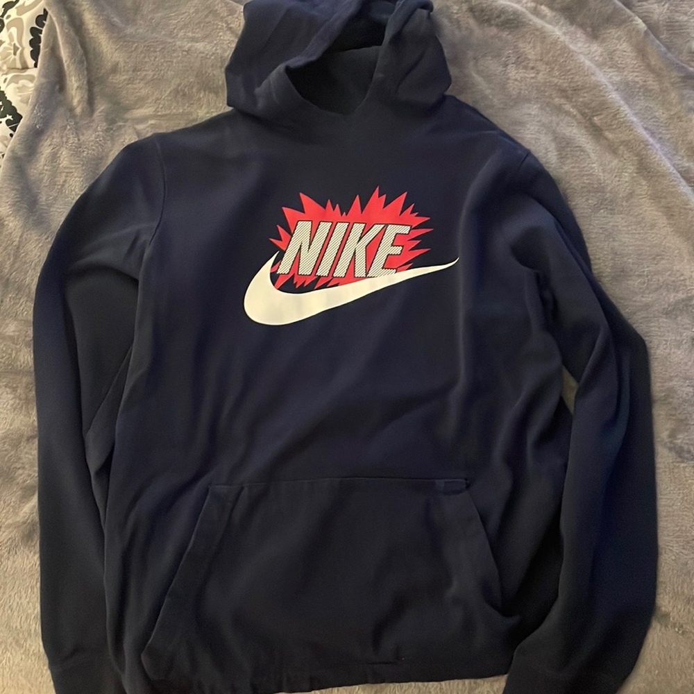 NIKE, Blue Light Weight Hoodie, Youth XL